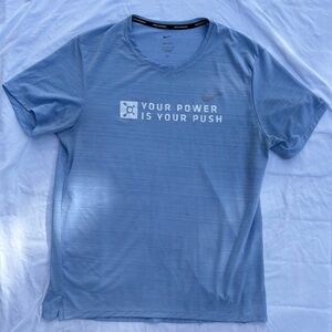 Nike Light Blue Periwinkle Short Sleeve Dri-FIT Tee